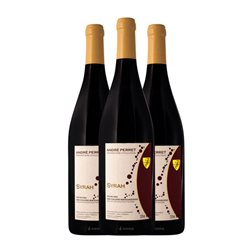 André Perret Syrah Collines Rhodaniennes 75 cl Vino Tinto (Caja de 3 unidades)