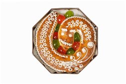 Anguille de Mazapan et Jaune d'œuf Nº 0 Melibea 270 g | Boîte à bonbons artisanale de Tolède