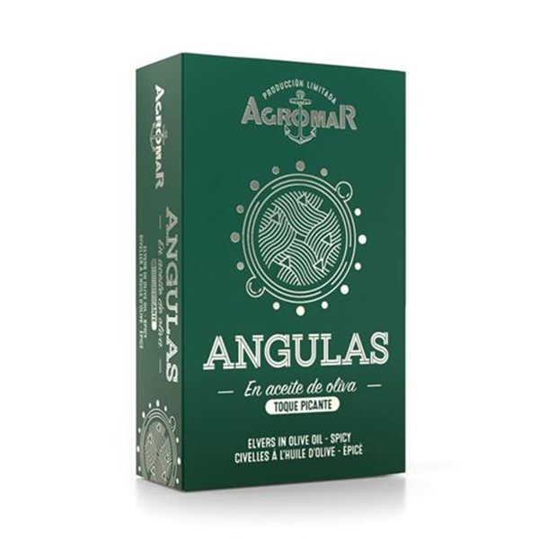 Angulas en Aceite de Oliva, Agromar-lateral