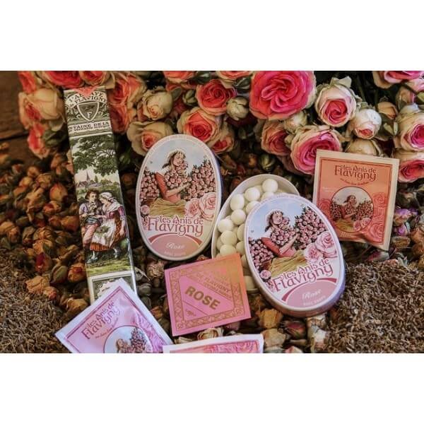 Anis aus Flavigny "Rose" Ovale Dose 50gr-detalle