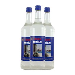 Anís Mitilini Ouzo 1 L (Caja de 3 unidades)