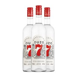 Anís Ouzo 7 Thracian 70 cl (Caja de 3 unidades)