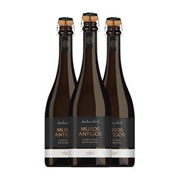 Anselmo Mendes Muros Antigos Albariño Brut Nature Minho 75 cl Espumoso Blanco (Caja de 3 unidades)