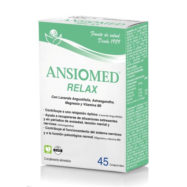 Ansiomed Relax 45 comprimés Bioserum-lateral