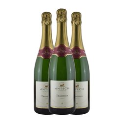 Antech Brut Blanquette de Limoux Traditional — Tradicional 75 cl Espumoso Blanco (Caja de 3 unidades)