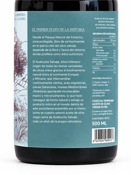 AOVE, ACEITE DE ACEBUCHE SALVAJE-detalle