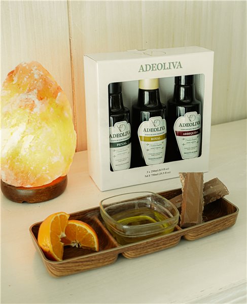 Extra Virgin Olive Oil Early Harvest 250ml corporate gift (Box of 9 units) - ADEOLIVA-detalle