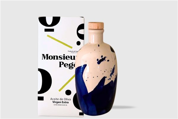 AOVE Cosecha Temprana | Botella Cerámica Reutilizable 250ml | Picual-detalle