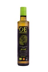 AOVE Ecológico - Botella Cristal 500ml Aceite de Oliva Virgen Extra Ecológico variedad Picual