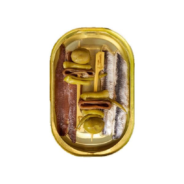 Aperitivo (Anchoa, Boquerones, Gildas) by Casa Santoña-detalle