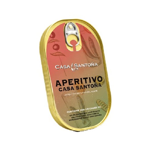 Appetizer (Anchovy, Whitebait, Gildas) by Casa Santoña-lateral