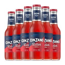 Aperitivo Bitter Cinzano Botellín 20 cl (Caja de 6 unidades)