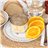 Apéritif Gourmet avec des écorces d'oranges confites.-lateral