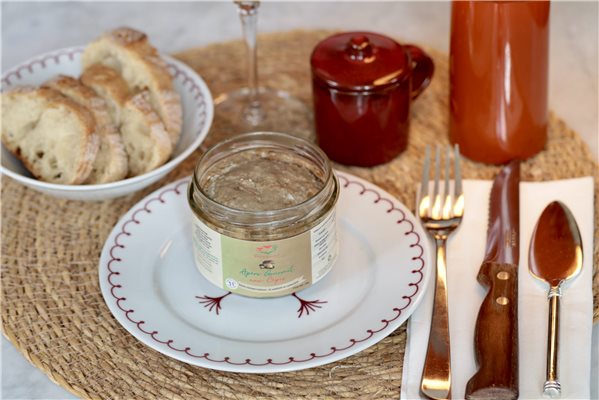 Gourmet appetizer with Cèpes mushrooms-detalle
