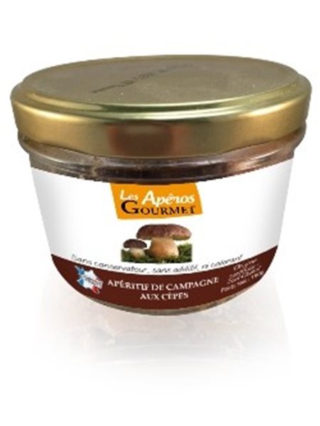 Gourmet appetizer with Cèpes mushrooms-trasera