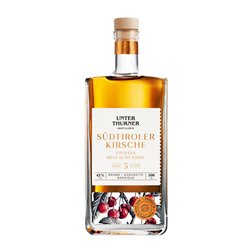 Aquavit Unterthurner Südtirol Alto Adige 5 Años Botella Medium 50 cl Kirsche — Cereza