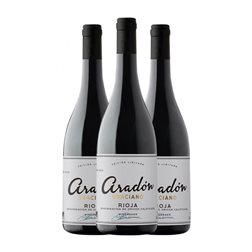 Aradón Graciano Rioja 75 cl Vino Tinto (Caja de 3 unidades)