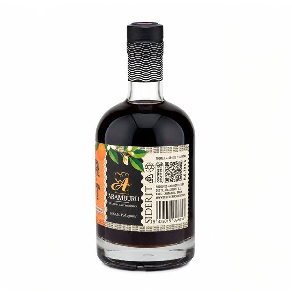 ARAMBURU Vermouth Special Reserve Edition by SIDERIT | Made with Pedro Ximénez | Mediterranean Botanicals and Orange Peels | Aged in Barrel | 15% Vol. | 750 ml-detalle