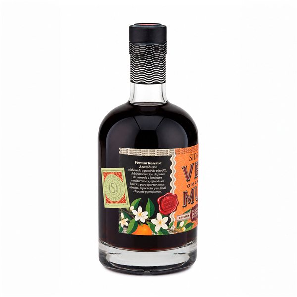 ARAMBURU Vermouth Special Reserve Edition by SIDERIT | Made with Pedro Ximénez | Mediterranean Botanicals and Orange Peels | Aged in Barrel | 15% Vol. | 750 ml-lateral