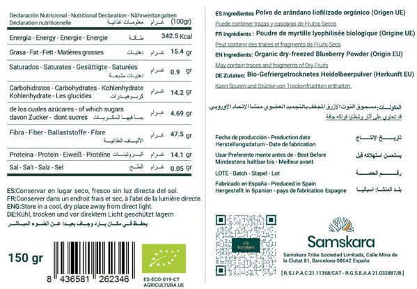 Arándano Nórdico en Polvo BIO - 150g-detalle