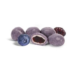 Arandanos Morados con chocolate blanco