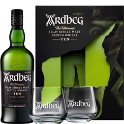 Ardbeg 10 Años + 2 copas