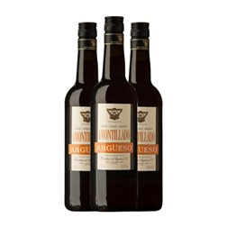 Argüeso Palomino Fino Jerez-Xérès-Sherry Amontillado 75 cl Vino Generoso Fortificado (Caja de 3 unidades)