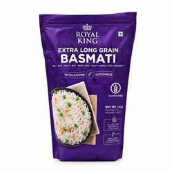 Arroz Basmati Grano Extra Largo 1kg Royal King