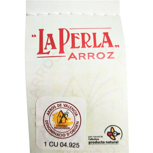 Arroz Bomba 'La Perla' - 1kg--izquierda