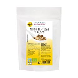 Bio Reis Linsen und Algen 300g Algamar