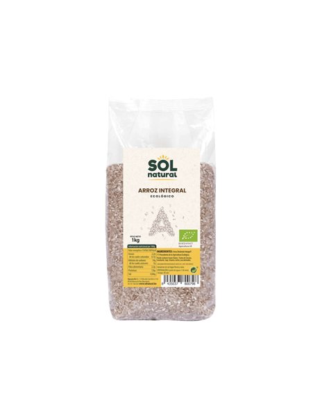 Organic Whole Grain Round Rice 1kg Sol Natural-detalle