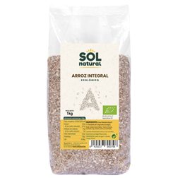 Organic Whole Grain Round Rice 1kg Sol Natural