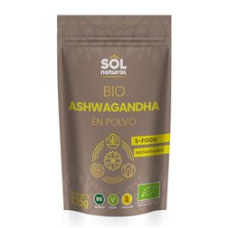 Ashwagandha powder Organic 125g Sol Natural