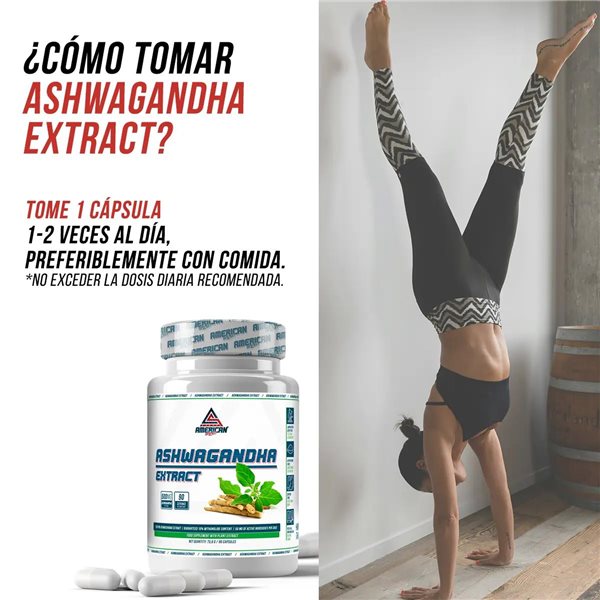 ASHWAGANDHA EXTRACT 90 CAPSULES.-izquierda