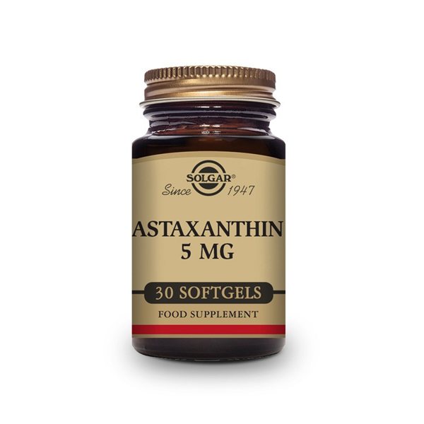Astaxantina 5 mg 30 perlas Solgar-detalle