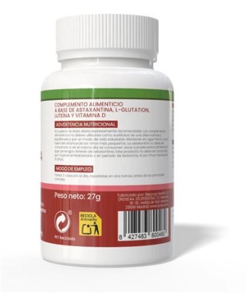 ASTAXANTHIN 60 KAPSELN 450 MG-detalle