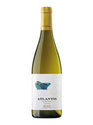 "Atlantis Albariño" se traduce al alemán de la misma manera, ya que se trata de un nombre propio de un vino. Así que quedaría "Atlantis Albariño".