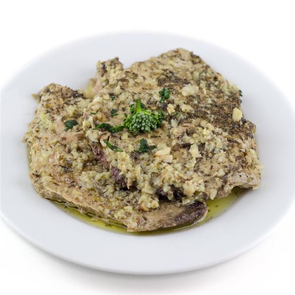 Atún al ajillo-detalle