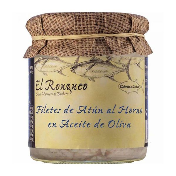 Thon cuit au four à l'huile d'olive, El Ronqueo-detalle