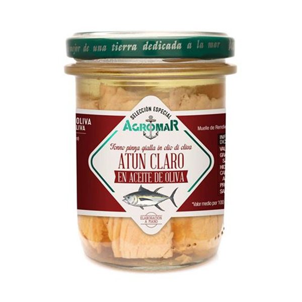 Light Tuna in Olive Oil, Agromar-lateral