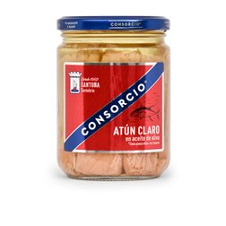 Atún Claro en Aceite de oliva - Tarro de cristal 400gr