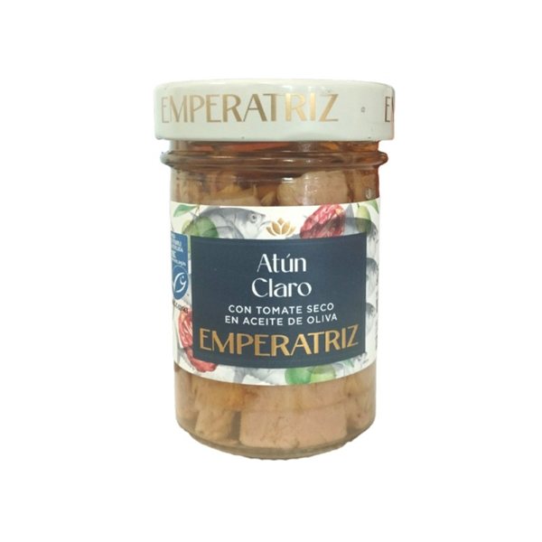 MSC light tuna with sun-dried tomatoes in olive oil 212ml Empress-lateral