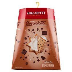 Balocco Pandoro Gocciolotto mit Schokoladentropfen 800g.