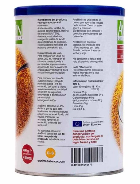 AVEBIN 400 GR-lateral