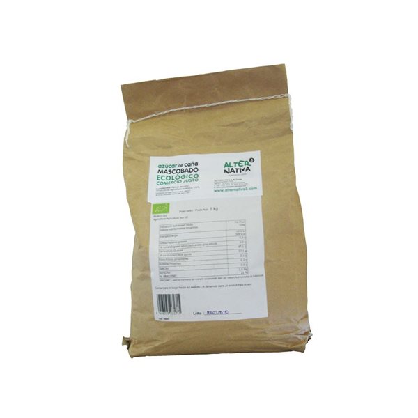 Azucar de caña mascobado filipinas bio 5 kg Alternativa 3-detalle