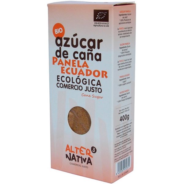 Organic Ecuadorian panela sugar 400 g Alternative 3-lateral