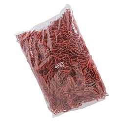 Bandas de goma 40 x 3 mm color burdeos – Bolsa de 1 kg
