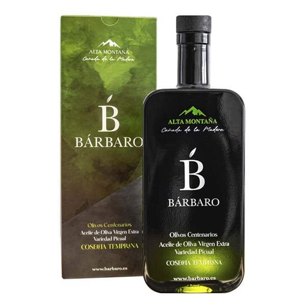 Bárbaro Alta Montaña Cosecha Temprana Picual 500ml-detalle