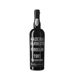 Barbeito Frasqueira Verdelho 1981 Madeira