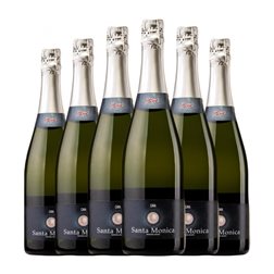 Bardinet Santa Mónica Brut Cava 75 cl Espumoso Blanco (Caja de 6 unidades)